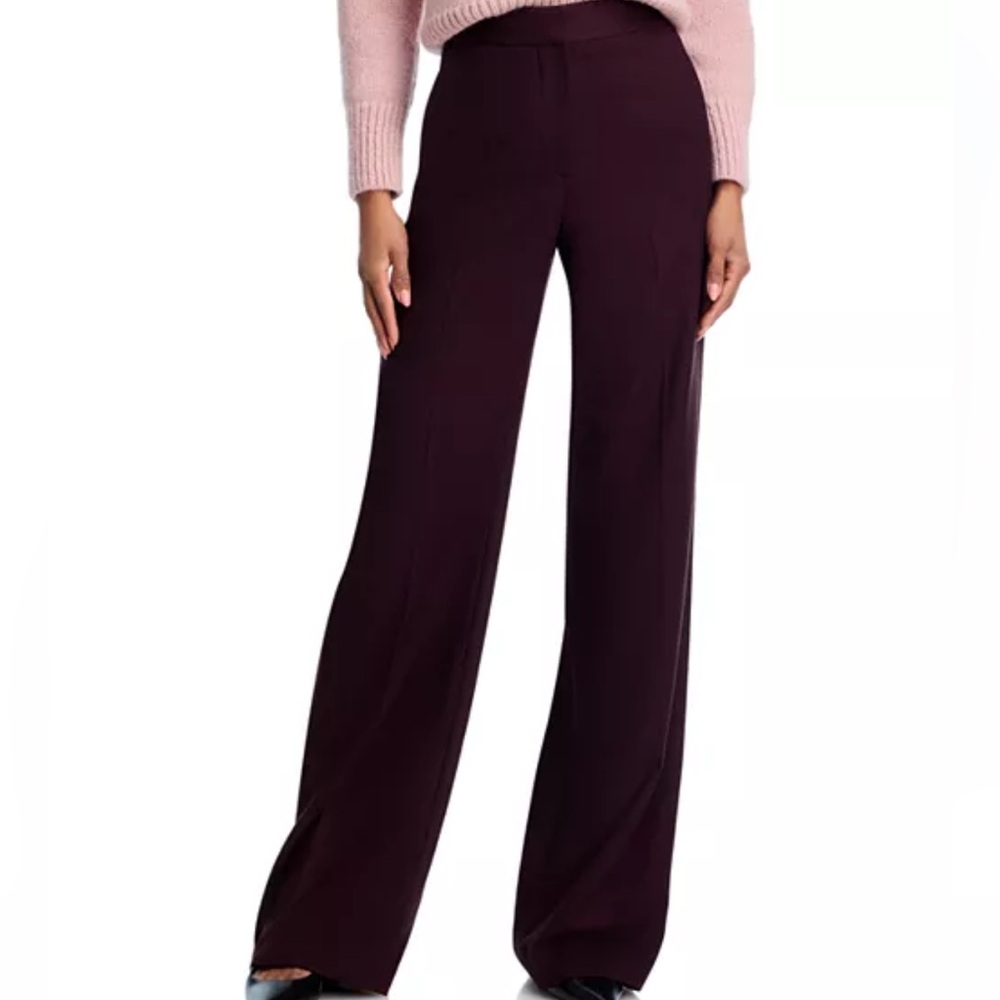 Veronica Beard Tonelli Pant in Dark Currant Melange